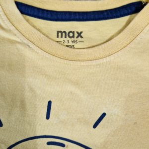 4 Max T-shirts for Boys (2-3 Years)