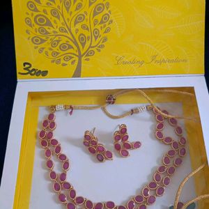 Ruby Jewellery Set