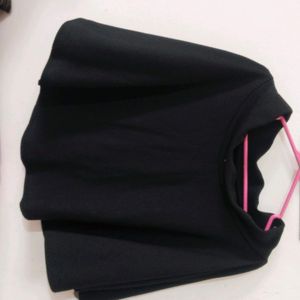 Black Skirt With Attached Underpants