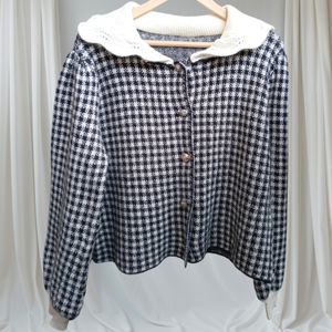 Gingham Cardigan