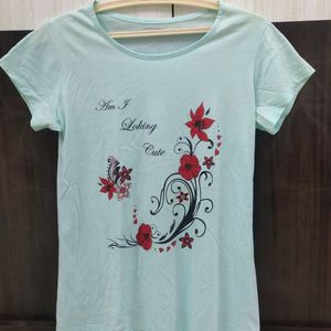 Pretty Ice Blue Tshirt 👕