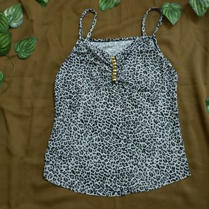 Animal Print Cami Top.