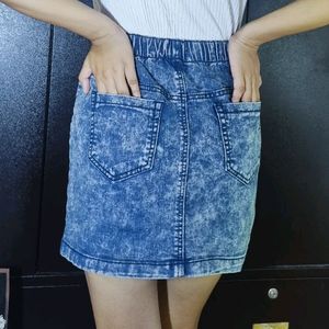 Stratchable Jeans Skirt