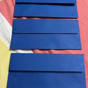 Blue Handmade Envelopes