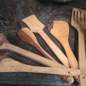 Wooden Kitchen Stapula Set New Without Tag