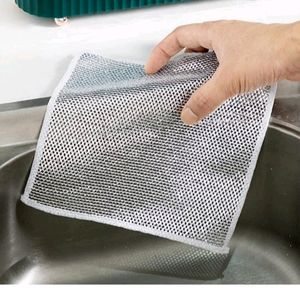 One-Sided Multipurpose Microfiber Cloths, Scrubber