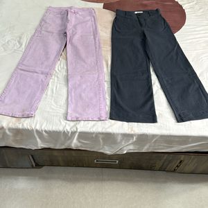 Lavender & blue pants