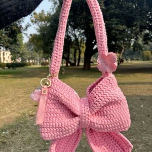 Crochet Bow Bag 🎀