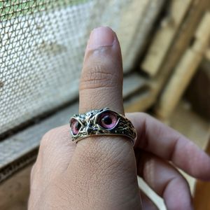 Owl Rings Set Of 2 (Purple, Pink) Unisex Jewellery