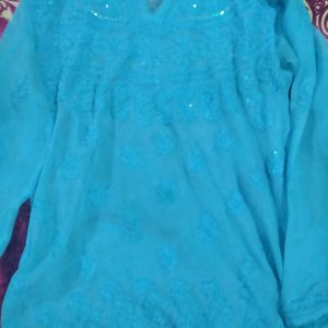 Chikankari Kurti For Girls (Women)