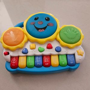 Drum Keyboard Musical Toy Eith Flashing Light