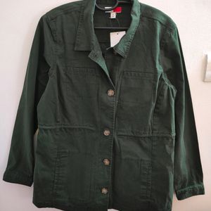 Solid Green Jacket