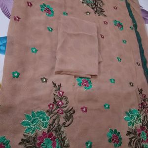 Price Drop 💥 Full Worked Gotta Patti Saree