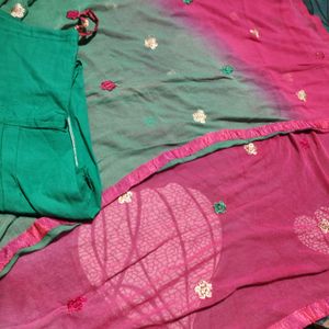 New Anarkali With Pant And Chuni