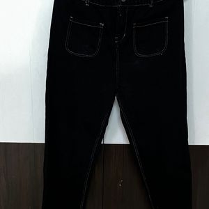 Sassafras Black Front Pocket Denim