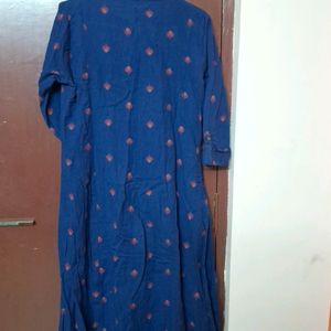 Blue A Line Kurta