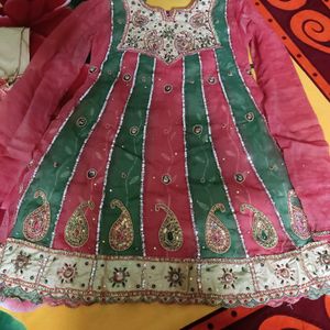 Full Embroidery Anarkali