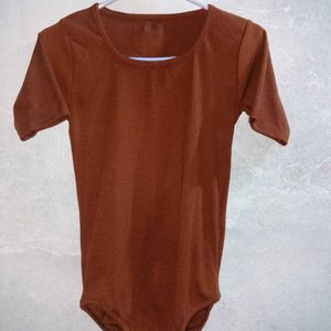 Brown Bodysuit