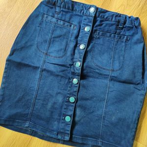 Short Denim Skirt