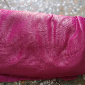 Dark Pink Shimmary Saree