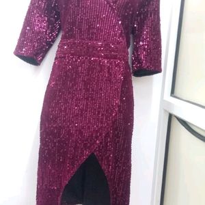 Trendy Sequence Party Wear Sizzling Dress