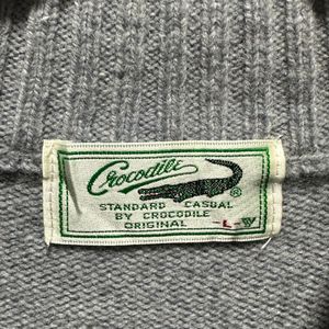 Crocodile High Neck Sweater