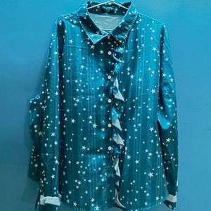 Printed Formal Shirt For Women