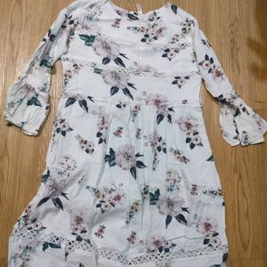 Floral One Piece Frock Dress