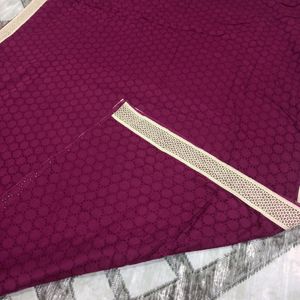 Brand New Hakoba Saree With Lace Border