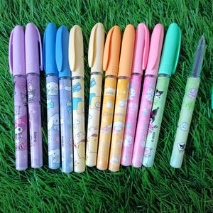 Set Of 12 Sanrio Character Gel Pens