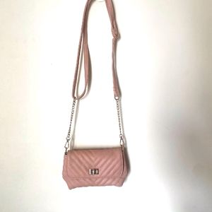 Stylish Pink Sling Bag For Girls
