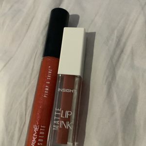 Insight Lipstick & Lakeme Gloss