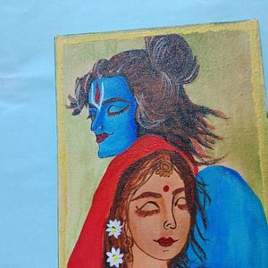 Lord Ram And Goddess Sita 🟣🟣 Painting