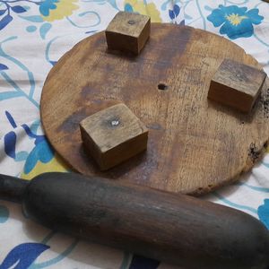 Chakla Belan, Roti Tongs,wooden Spatula