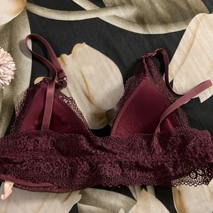 Burgundy Bra