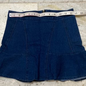 Denim Mini Skirt