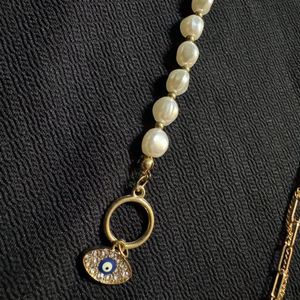 Gold Plated Evil eye Chain