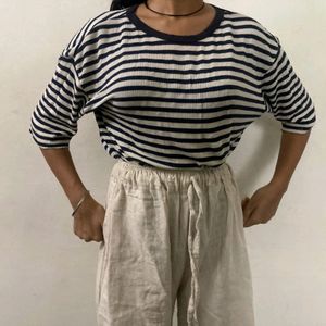 Striped Tee/ Tshirt Regular Wear