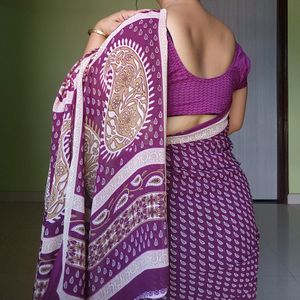 Chiffon Saree Modal Silk