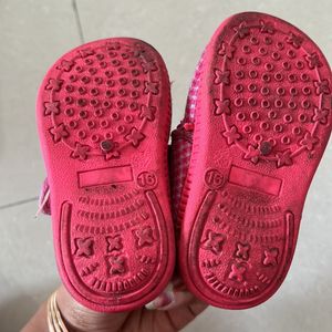 Pink Velcro Shoes