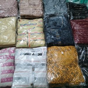 New Cotton Suits With Trouser Pants Wit