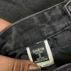 Shein Jeans In Charcoal Colour