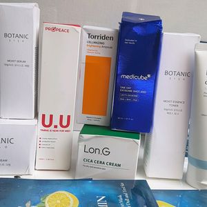 Korean Combo Skincare 12 Cream, Ampoule, Cleanser