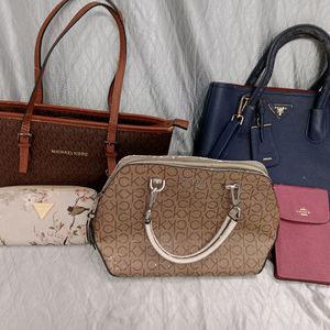 Authentic Handbags In One Frame