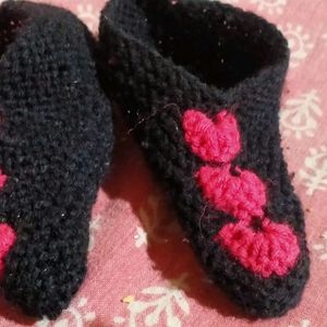 Shoe Type Socks For Kids N Ladies Woollen