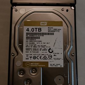 Western Digital  Hard Drive 4TB Not Working