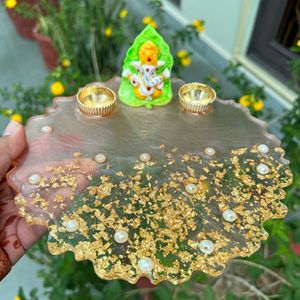 Resin Pooja Thali