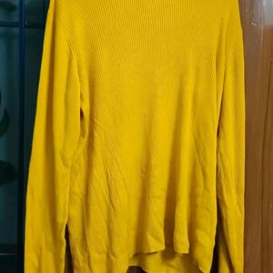 MUSTARD COLOURED PULLOVER FOR WOMEN