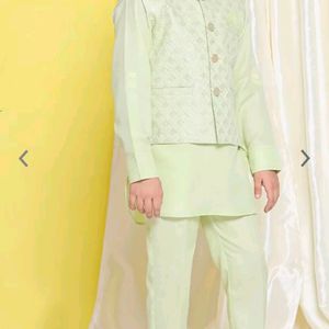 Boy Kurta Payjama With Nehru Jacket