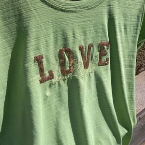 Green Casual T Shirt